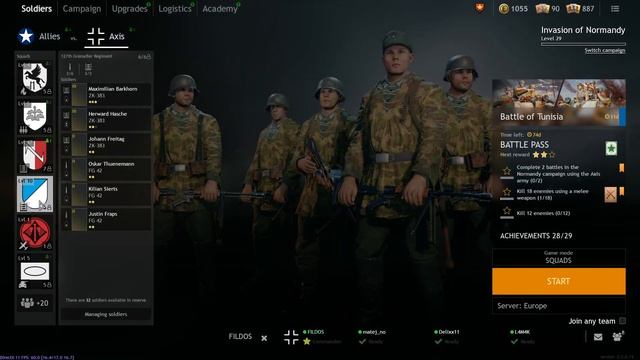 BITVA O TUNIS |24.9.2021|ENLISTED смотреть онлайн