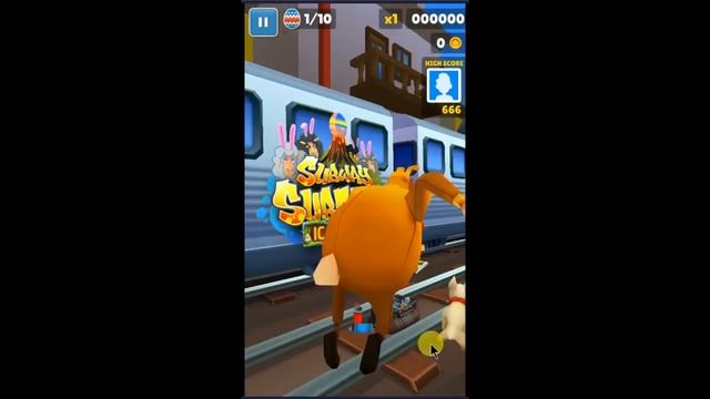 Subway Surfers tested on pc windows 10 BlueStacks смотреть онлайн