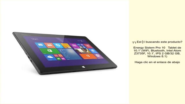 Energy Sistem Pro 10 Tablet de 10.1' (WiFi, Bluetooth, Intel Atom Z3735F, 10.1', IPS 2 GB смотреть онлайн