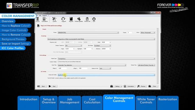 TransferRIP Part 5.8 - Using ICC Color Profiles (Color Management) смотреть онлайн