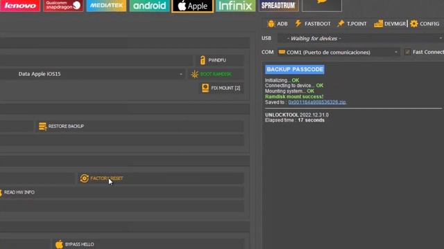 iPhone 7 Passcode Full Señal iOS 14/15/16 Unlocktool - Windows - Bypass Passcode смотреть онлайн