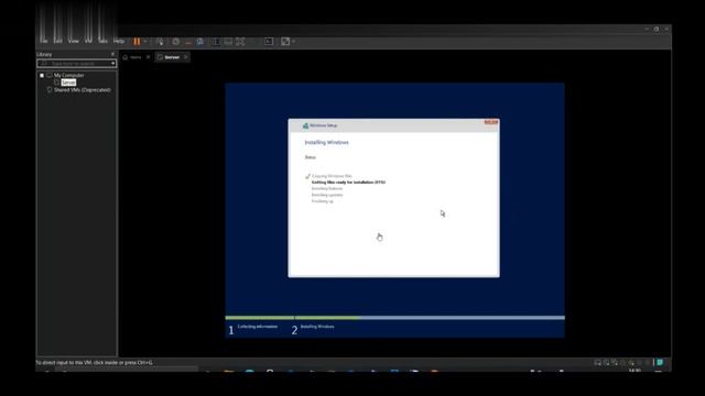 Windows Server 2016 Installation on VM Workstation смотреть онлайн