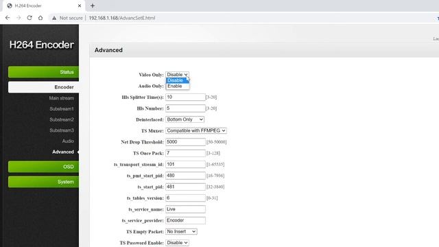CONTROL OF MODEL CAD-HV-HE08WIFI Web-GUI смотреть онлайн