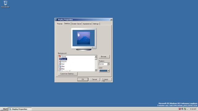 Windows Longhorn build 5048 смотреть онлайн