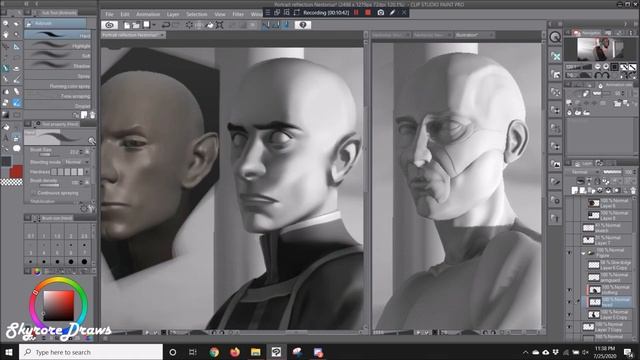 [𝚁𝚎𝚊𝚕𝚒𝚣𝚊𝚝𝚒𝚘𝚗] Painting + Sculpting Process - [CLIP STUDIO PRO] смотреть онлайн