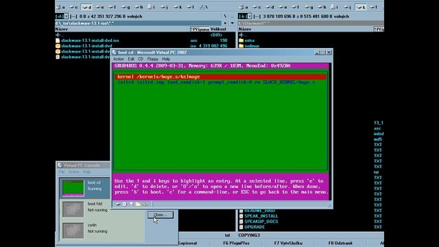 The Slackware 13.1 DVD problem boot by grub4dos p2 смотреть онлайн