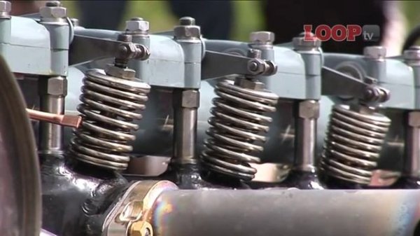 Junkers L5 aircraft engine, start-up