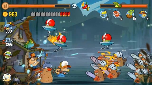 Swamp Attack - Hard Mode. Episode 6. Level 1 Gameplay Android walkthrough смотреть онлайн