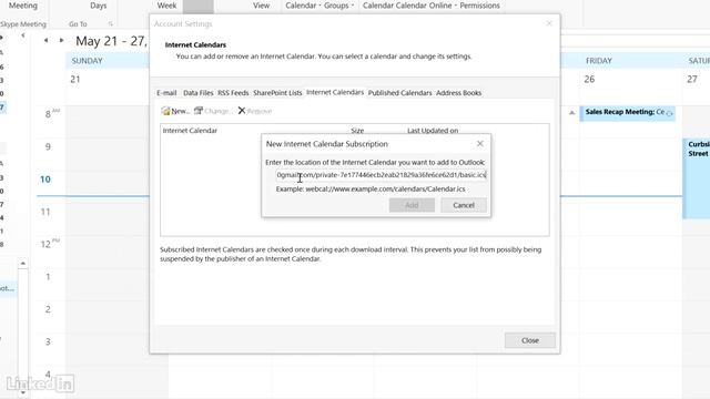 Outlook Tutorial - Adding your Google calendar смотреть онлайн