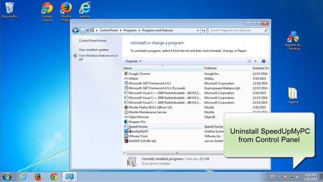 How to uninstall SpeedUpMyPC смотреть онлайн
