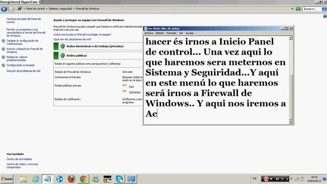 Tutorial | Cómo activar o desactivar el Firewall de Windows 7 [HD] смотреть онлайн