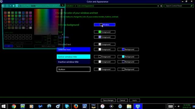 How to Change the Background/Text Color in Your Applications!! (Windows 8) смотреть онлайн
