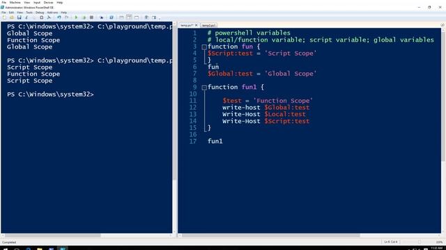Powershell Lesson 16 variables [5] смотреть онлайн