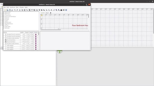 sweethome3d โปรแกรมออกแบบสร้างบ้านแบบสามมิติ บนระบบปฎิบัติการ Ubuntu Linux Desktop смотреть онлайн