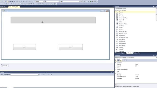 2 - Visual Studio 2010 C# tutorial 10 year old girl teaching-Timer usage and progressbar смотреть онлайн