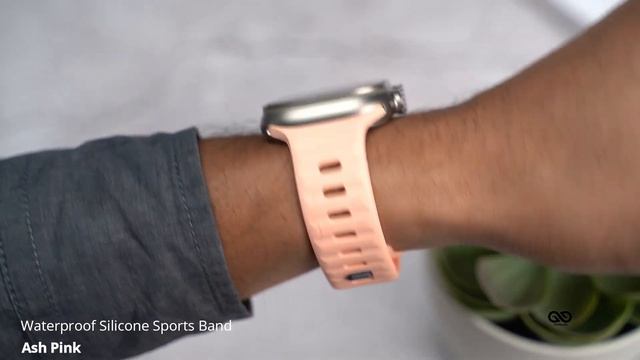 Ash Pink Waterproof Silicone Sports Band for Apple Watch 49 mm Series Ultra смотреть онлайн