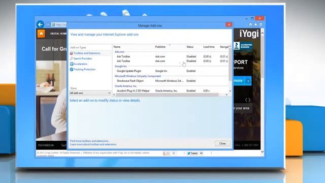 How to enable add-ons in Internet Explorer® 10 in Windows® 8 смотреть онлайн