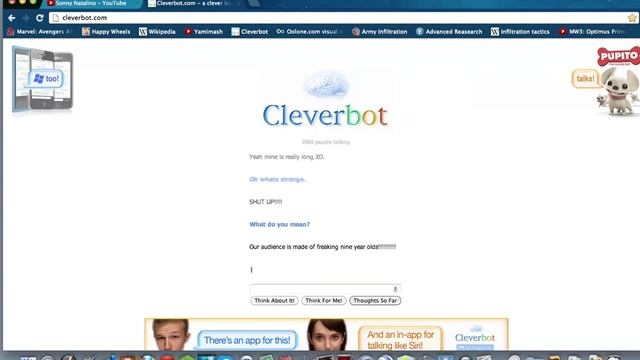 Cleverbot: Cleverbot watches me from my window!!!! Part 2 смотреть онлайн