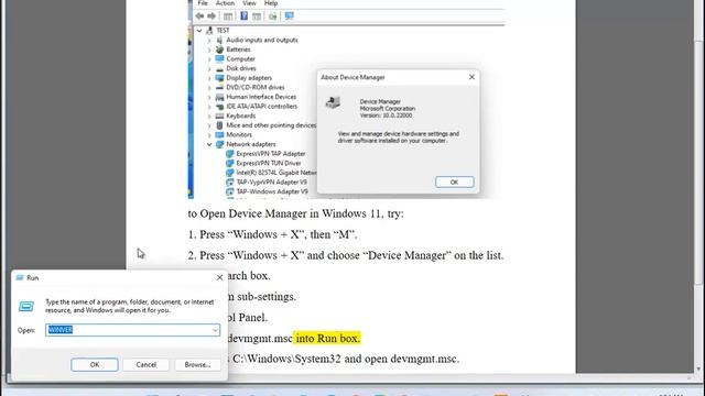 Open/Run Device Manager In Windows 11/10 (Full Tips)