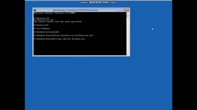 Reset Administrator Password Windows 2012 смотреть онлайн