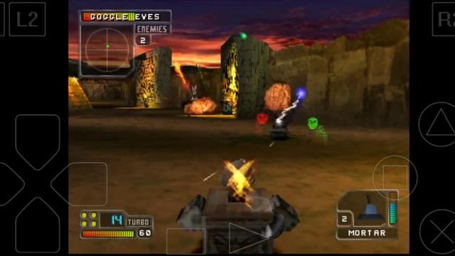 PlayGame Twisted Metal 4 PsX emulator Android смотреть онлайн