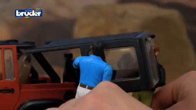 Bruder 1:16 Jeep Wrangler Unlimited Rubicon смотреть онлайн