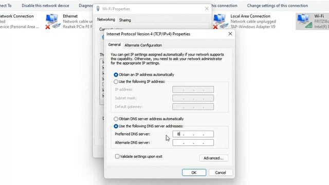 How to Change DNS Settings in Windows 11 | Change DNS Server смотреть онлайн