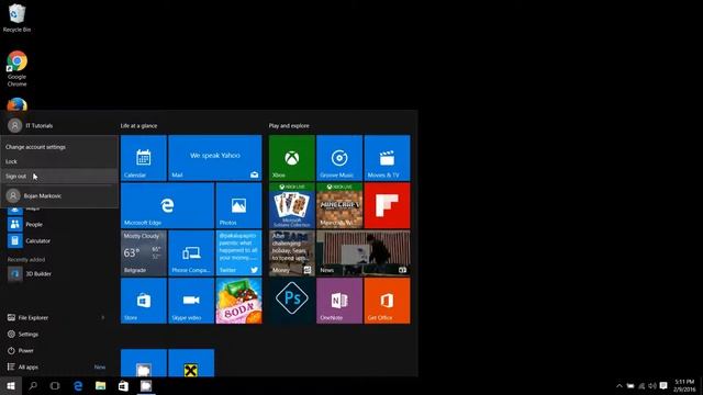How to sign out on Windows 10 for PC смотреть онлайн