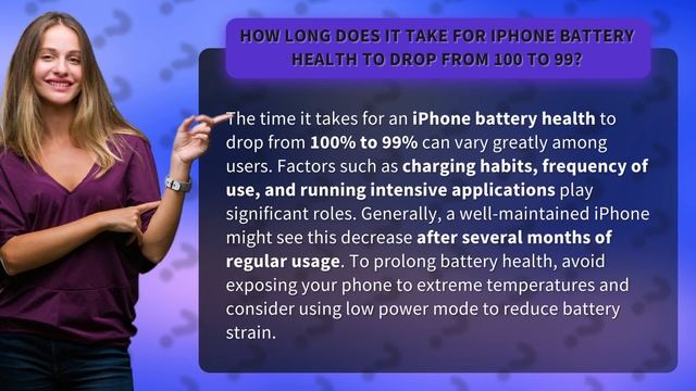 How long does it take for iPhone battery health to drop from 100 to 99? смотреть онлайн