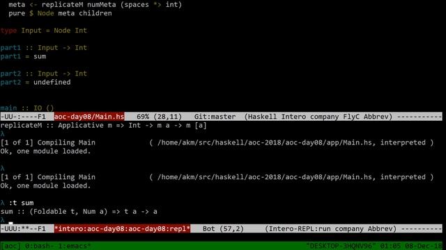 [Advent of Code] 2018: day 8 (Haskell) смотреть онлайн