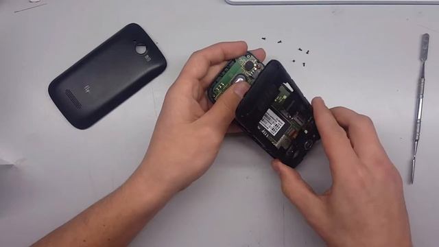 Разбор Fly iq445 Genius смотреть онлайн