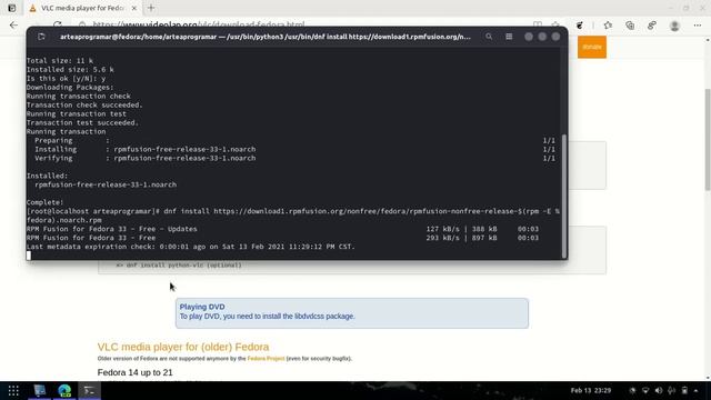 Fedora | Como instalar VLC en Fedora 22 o superior смотреть онлайн