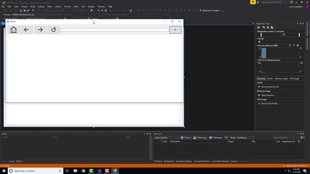 How to make a web browser in Visual Studio смотреть онлайн