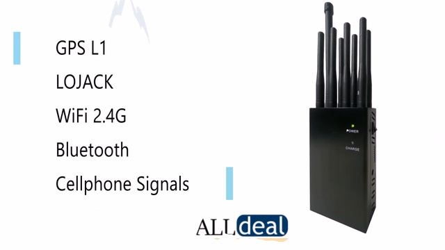 8 Antennas Handheld Cell Phone Jammer, Jam2G/3G/4G and LOJACK GPS WIFI Signals, 20 Meters смотреть онлайн