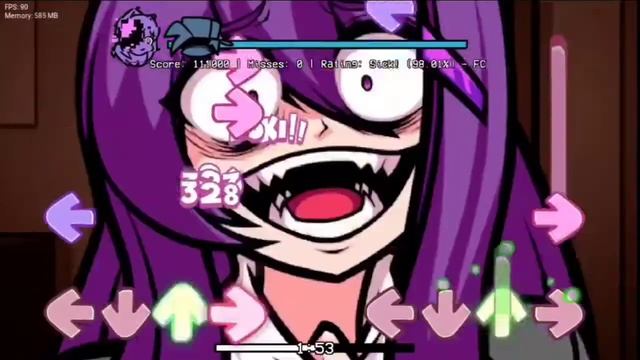 Doki-Doki Takeover : Bad Ending Clear!! FNF Android Port смотреть онлайн