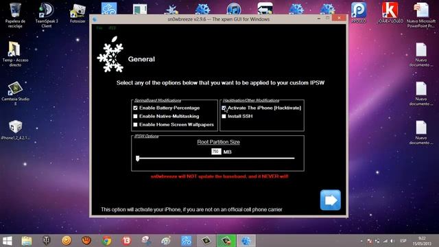 Crear custom firmware con sn0wbreze para preservar baseband!! смотреть онлайн