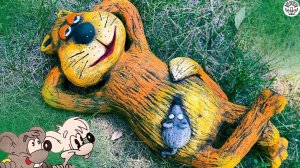 Из ЦЕМЕНТА и пакетов сделали СВОИМИ РУКАМИ чудного кота | Для дачи | Cement crafts for the garden