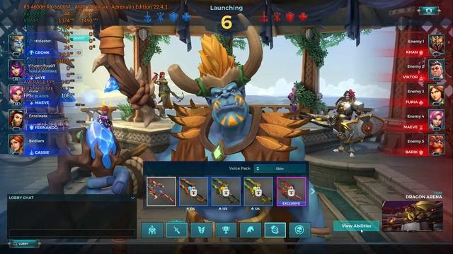 Paladins Online Gameplay | Max Settings | Dell G5 15SE 5505 | R5 4600H Rx5600M смотреть онлайн