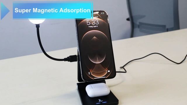 Top 4-in-1 Foldable 15W Magsafe Charger Stand For iPhone 12 PRO MAX , AirPods, Apple Watch смотреть онлайн