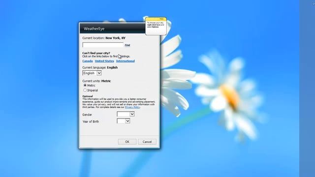 Windows 7 Desktop Gadget - Weather Eye смотреть онлайн