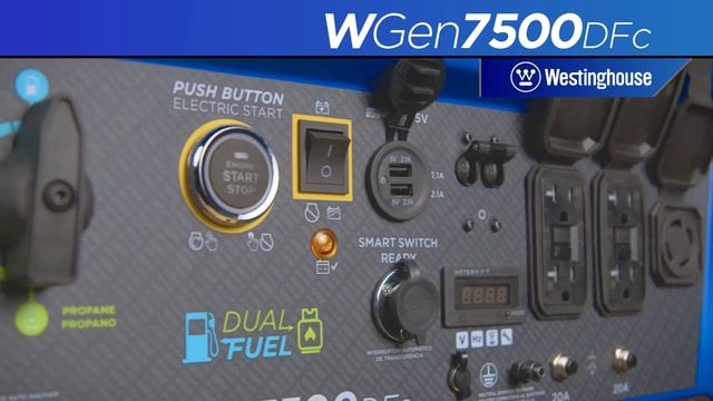 WGen7500DFc Dual Fuel Generator by Westinghouse смотреть онлайн