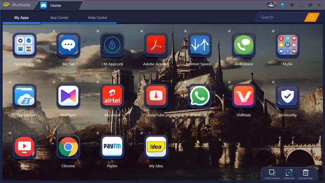 How to Uninstall Apps in Bluestacks 3 | BS3 смотреть онлайн
