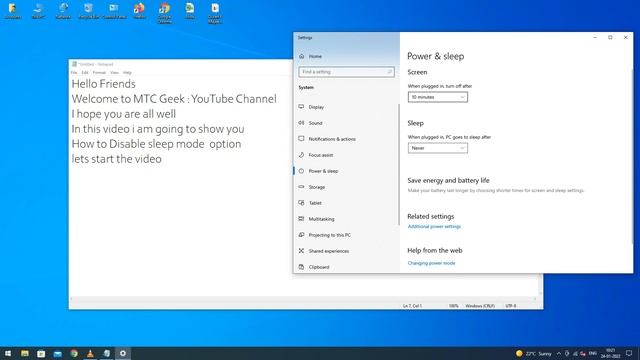 Turn Off Sleep Mode on your Laptop or Desktop смотреть онлайн