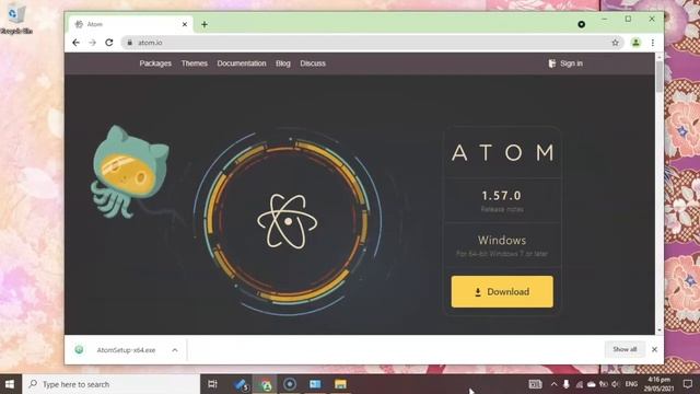 ATOM Installation for Windows OS смотреть онлайн