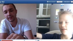 Школьник в чат рулетке #1