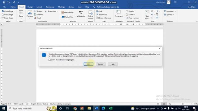 Cara menyisipkan file PDF ke Ms WORD смотреть онлайн