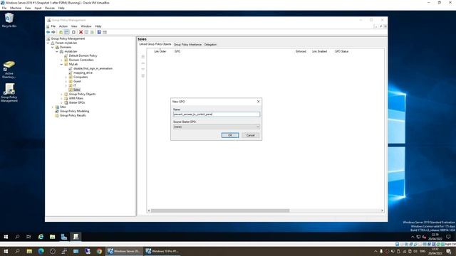 20. Prevent User Accessing Control Panel using GPO Windows Server 2019 смотреть онлайн