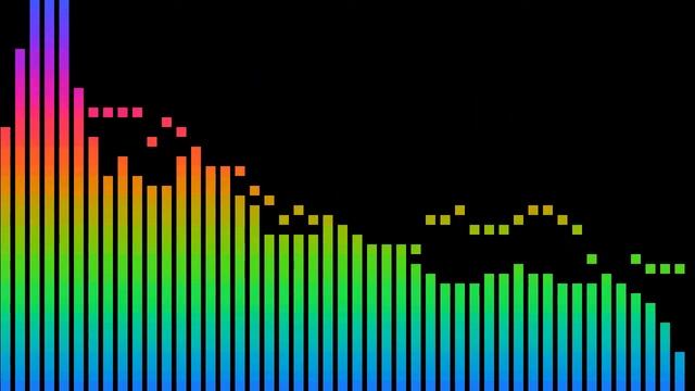 CLI-visualizer mono spectrum visualizer in Kitty terminal смотреть онлайн