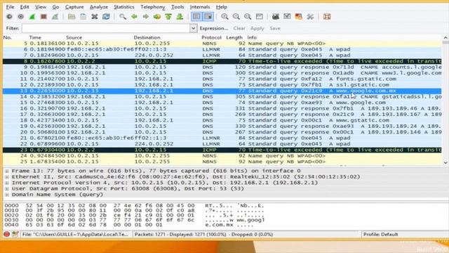 Preparar a WIRESHARK para recibir paquetes. смотреть онлайн