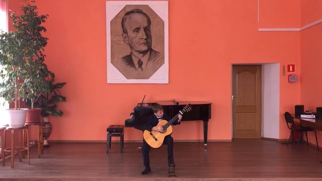 Красинский Артём, ученик 4 класса"ДМШ им.К.Н.Игумнова" (г.Лебедянь) - конкурсное выступление. смотреть онлайн